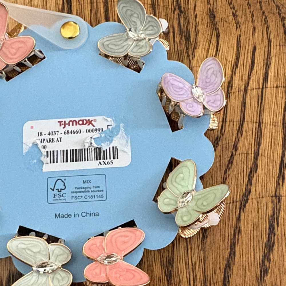 Butterfly Clips - Multicolor - Picture 4 of 7